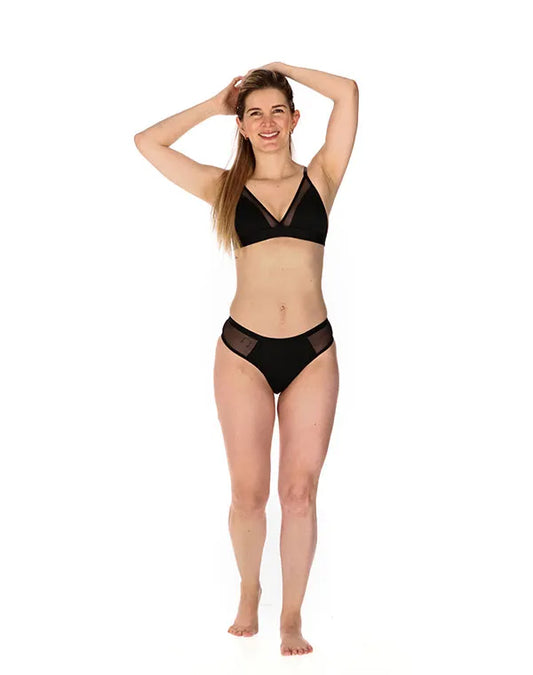 Black Tull Comfort Set